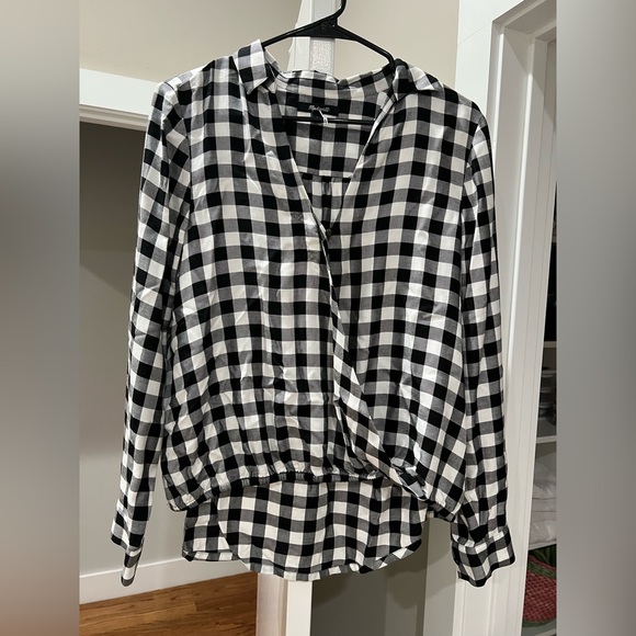 Madewell Wrap-Front Shirt in Buffalo Check - Picture 6 of 6